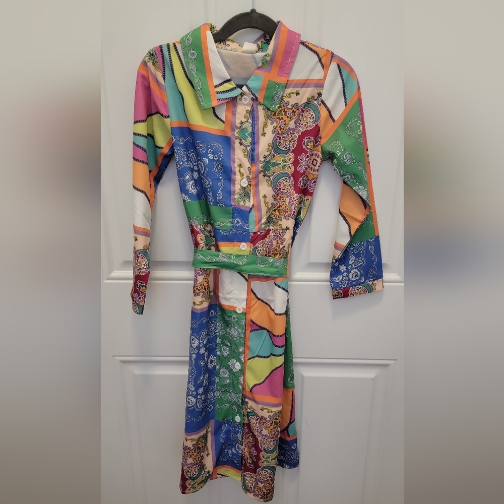Graphic Dress, Shein, EUC Size 6